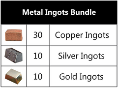 Deluxe Metal Ingots Bundle (set of 50)