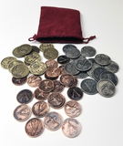 Istanbul™ compatible Metal Coin Bundle (set of 50)