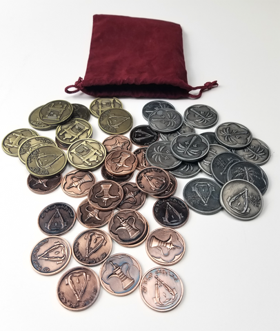 Istanbul™ compatible Metal Coin Bundle (set of 50)