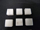 Marble Tiles - White (set of 10)