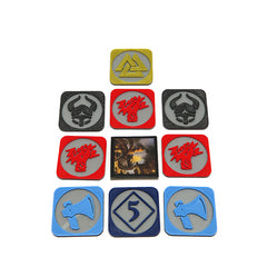 Pillage tokens compatible with Blood Rage (set of 9)