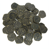 Architects of the West Kingdom™ compatible Metal Coin Bundle (set of 50)