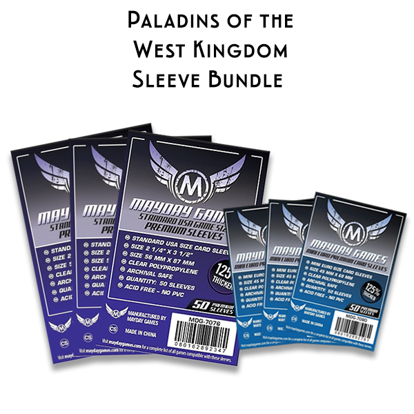 Card Sleeve Bundle: Paladins of the West Kingdom Card Sleeve Bundle: Paladins of the West Kingdom