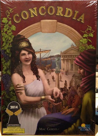 Concordia (2nd edition) with Salsa expansion, insert, and metal coins [Used, Like New]