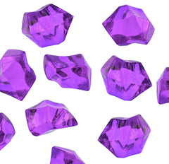 Purple Acrylic Crystal (set of 20)