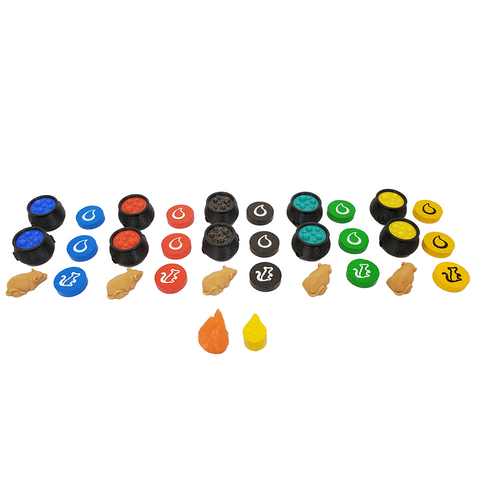 3D Deluxe Tokens compatible with Quacks of Quedlinburg™ (set of 21)