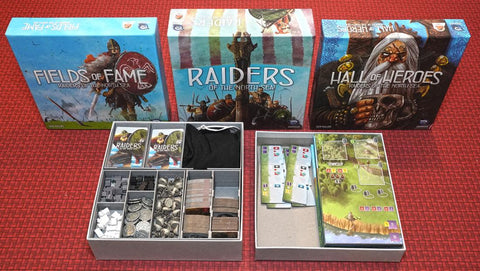 3D Printed Insert compatible with Raiders of the North Sea™ (pre-assembled)