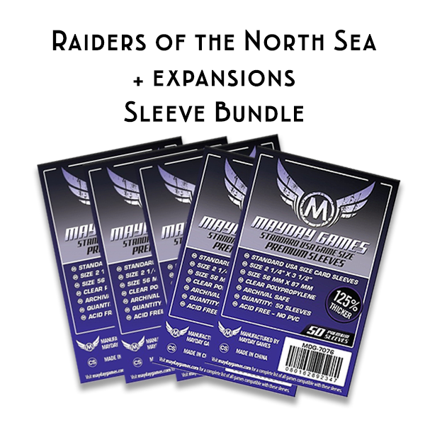 Card Sleeve Bundle: Raiders of the North Sea + Expansions