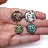 Rococo™ Deluxe Metal Coins (set of 50)