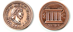 Roman Copper Coins (set of 10)