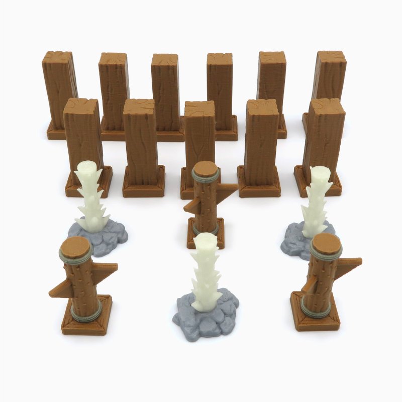 Scenery pack for Gloomhaven™ - 139 Pieces. Board game accessories