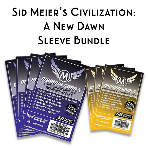 Card Sleeve Bundle: Sid Meier's Civilization: A New Dawn™ plus Expansions