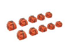 Orange Cloth Bundle Tokens (set of 12)