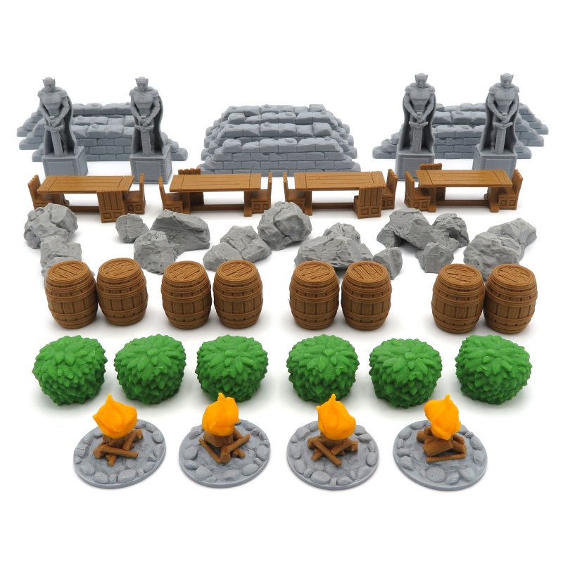 BGExpansions Lord of the Rings: Middle Earth Travel Tiles - 42 Pieces LOTR001, Multicolor BGExpansions Lord of the Rings: Middle Earth Travel Tiles - 42 Pieces LOTR001, Multicolor