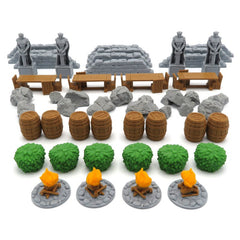 Terrain Tokens for Journeys in Middle Earth™ - (set of 42)