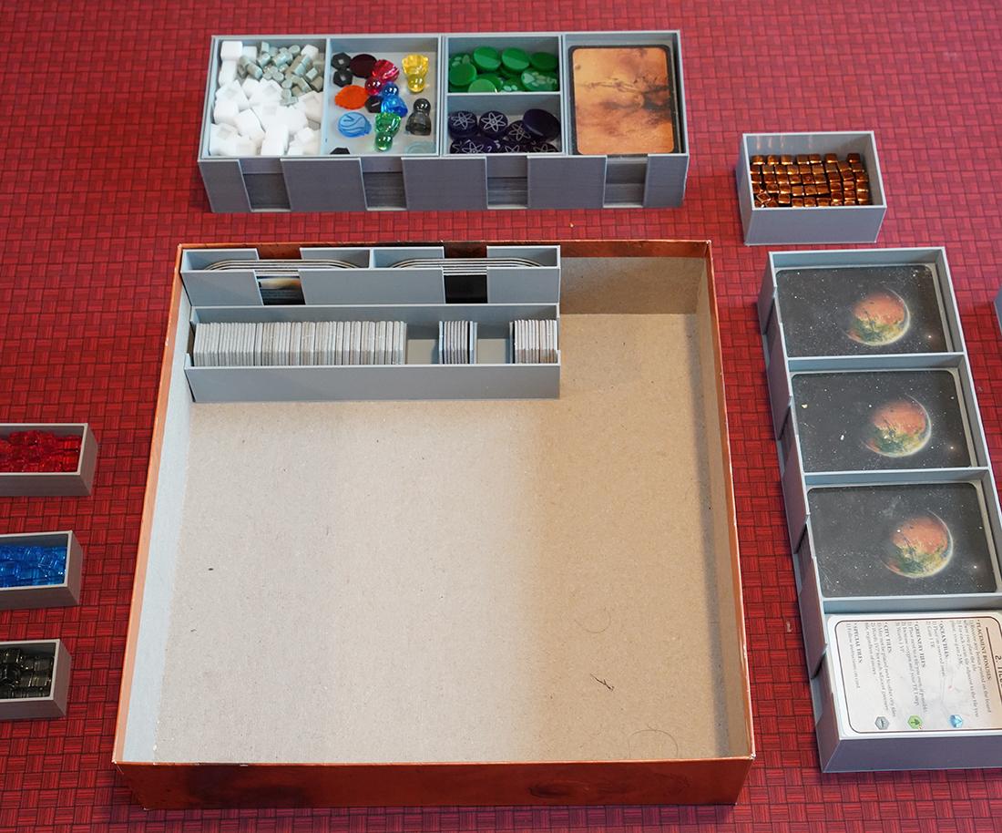 3D file Terraforming Mars Organizer - All in one Box Storage 3D