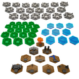 Terraforming Mars™ compatible 3D Hex Tiles (set of 55)