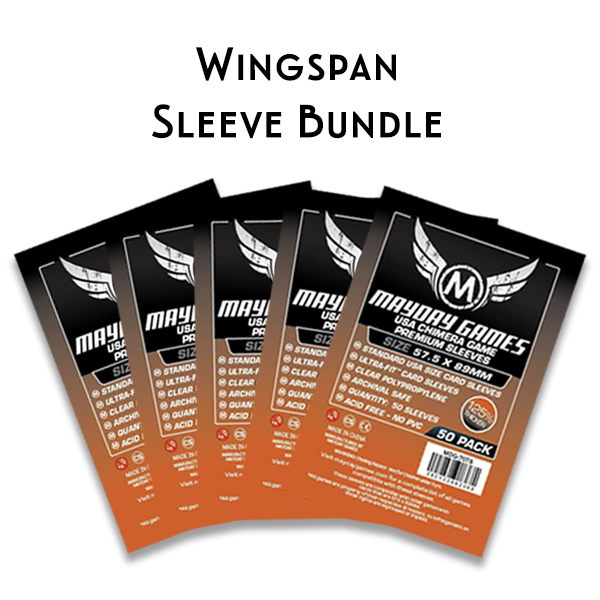 Card Sleeve Bundle: Wingspan Base Game Card Sleeve Bundle: Wingspan Base Game